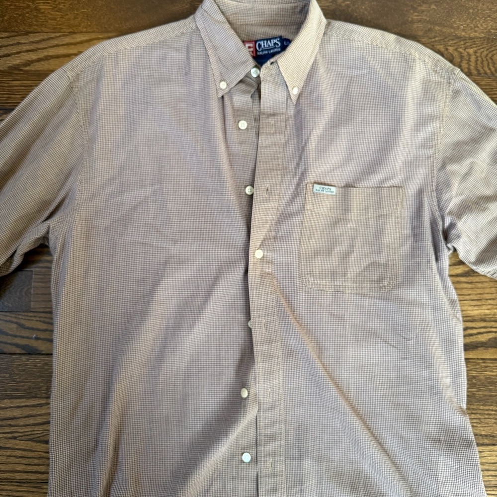 Ralph Lauren Chaps Houndstooth Shirt